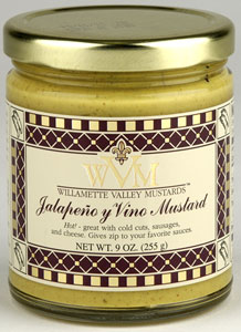 Willamette Valley Jalapeno Y Vino Mustard (9 Oz)