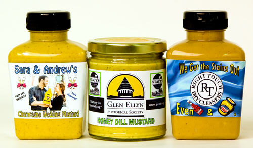 Custom Label Mustards - Case of 12 Jars